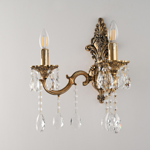 Бра с хрустальными подвесками AL7801B14/2/175 A GB Bohemia Ivele Crystal (Богемия Ивеле Кристалл) фото 10