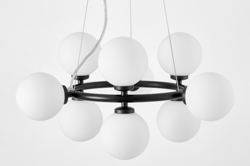 Подвесной светильник Lumina Deco Marsiada LDP 6033-9 BK фото 6