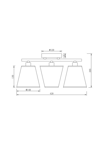 Люстра Freya FR5128PL-03W фото 3