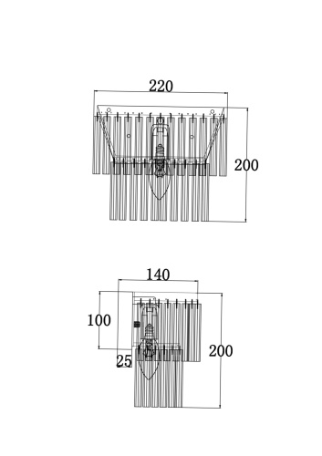 Настенный светильник (бра) Maytoni MOD093WL-01BS фото 3 Настенный светильник (бра) Maytoni MOD093WL-01BS фото 3