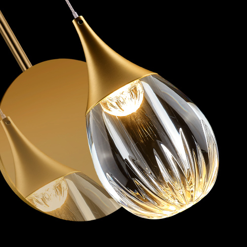 Настенный светильник MB24001004-1A gold/clear фото 3 Настенный светильник MB24001004-1A gold/clear фото 3