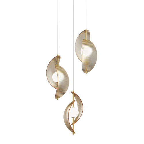 Подвесной светильник MD24030035-3A brass/amber Подвесной светильник MD24030035-3A brass/amber