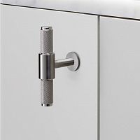 Ручка-кнопка T-Bar Cross Steel
