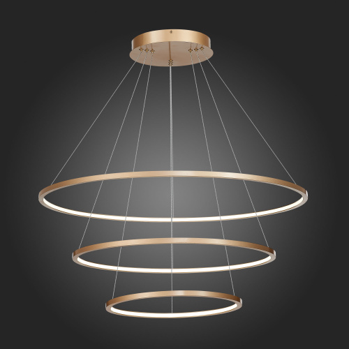 ST603.243.114 Светильник подвесной ST-Luce Золотистый/Белый LED 1*114W 4000K Подвесные светильники фото 4