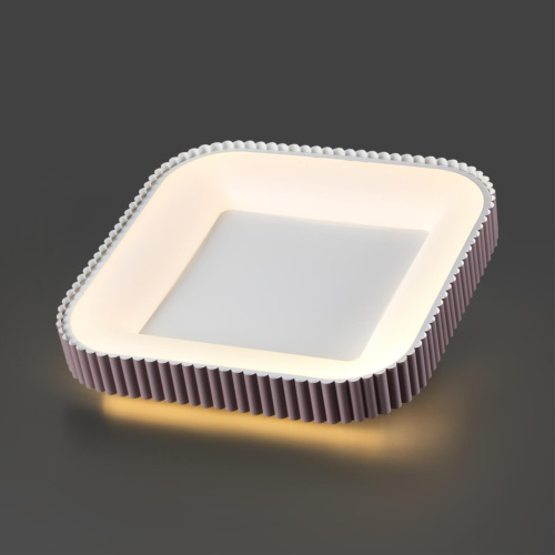 7770/56L AVRA LED SN 578 Светильник металл/белый/мокко LED (56Вт+14Вт) 3000-6000K 500х500 IP43 пульт ДУ+подсветка SHARMEL фото 2 7770/56L AVRA LED SN 578 Светильник металл/белый/мокко LED (56Вт+14Вт) 3000-6000K 500х500 IP43 пульт ДУ+подсветка SHARMEL фото 2