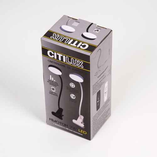 Citilux Ньютон CL803071N LED Лампа на прищепке с диммером Чёрная фото 8 Citilux Ньютон CL803071N LED Лампа на прищепке с диммером Чёрная фото 8
