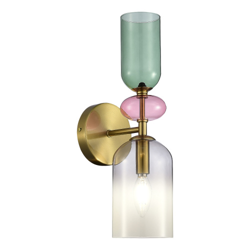 SL2000.201.01 Бра ST-Luce Золотистый/Дымчатый E14 1*40W GEA фото 3