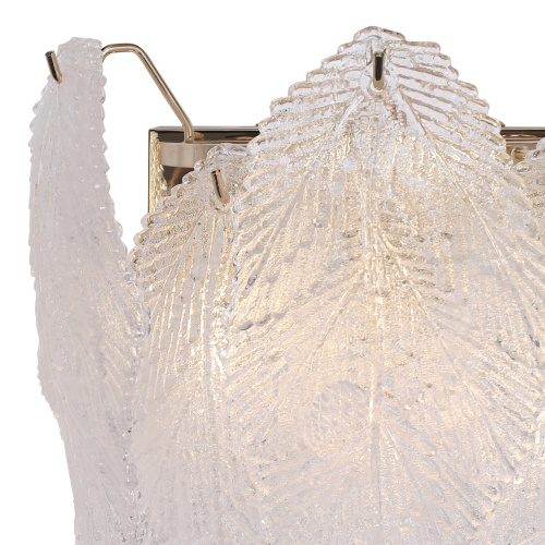 SL6135.201.02 Светильник настенный ST-Luce золотистый/прозрачный, янтарный G9LED 2*5W LIGHTSOME фото 3