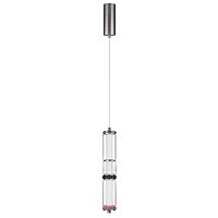 5456/12L L-VISION ODL_EX26 045 темный сатин.никель/терракот/черный Подвес LED 12W 4000K COLLIER