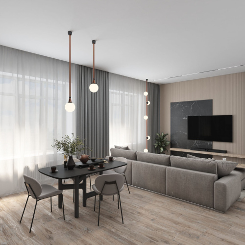 TR5500-BR Гибкий трек-ремень Belty, серия Base, 5м, 48V DC, IP20, коричневый, ткань, медь фото 3