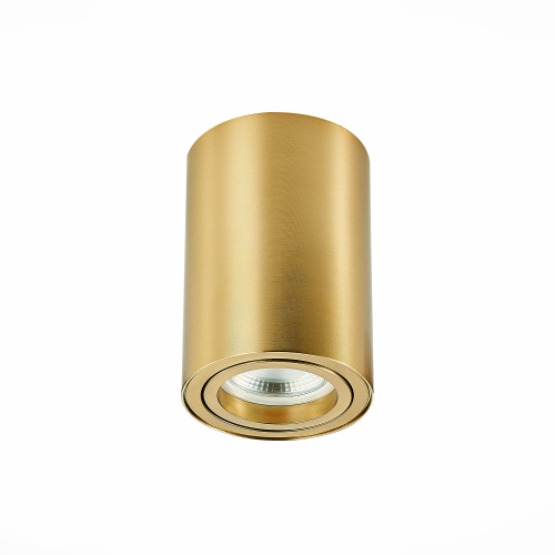 ST108.207.01 Светильник потолочный Золотистый GU10 1*50W  IP20 D70xH100 220V Без ламп Накладные светильники фото 2