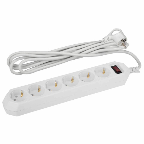 Сетевой фильтр ЭРА USF-6es-1,5m-W-Box Б0037260 Сетевой фильтр ЭРА USF-6es-1,5m-W-Box Б0037260