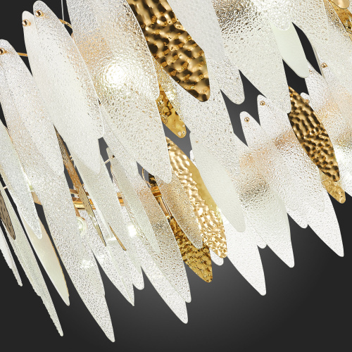 SL1224.203.10 Люстра подвесная ST-Luce Золотистый/Прозрачный, Белый E14 10*60W LASTRA фото 12