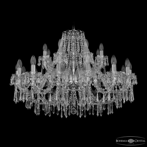 Люстра хрустальная 1403/16+8/360 Ni Bohemia Ivele Crystal (Богемия Ивеле Кристалл) Люстра хрустальная 1403/16+8/360 Ni Bohemia Ivele Crystal (Богемия Ивеле Кристалл)
