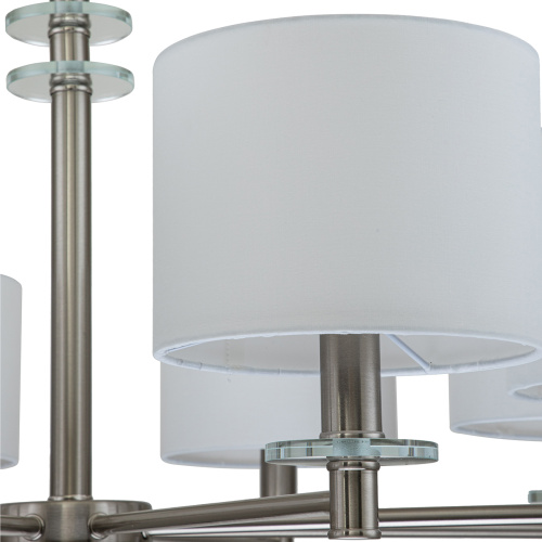 Подвесной светильник Escada 641/8PL E14*60W Satin nickel фото 4 Подвесной светильник Escada 641/8PL E14*60W Satin nickel фото 4