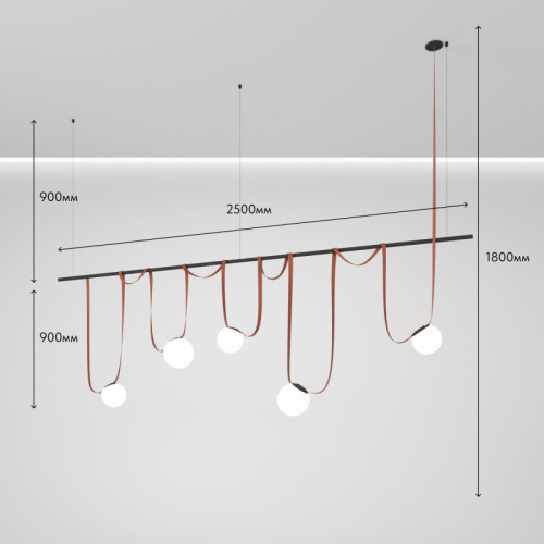 Комплект ременной трековой системы Belty на штанге Rod фото 2