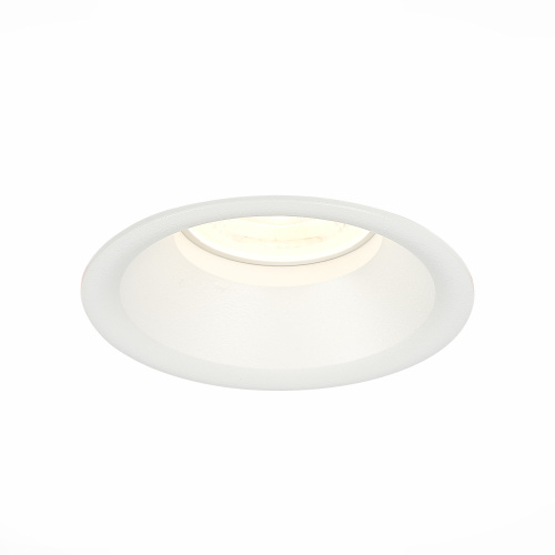 ST201.508.01 Св-к встр. Белый GU10 1*50W  D89xH40 220V Без ламп Встраиваемые светильники фото 2