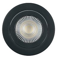 Светодиодный светильник Feron.ONE AL540 встраиваемый 12W 4000K черный "круг"