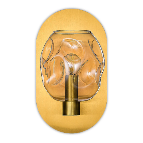 SL1188.301.01 Бра ST-Luce Латунь/Коньячный E14 1*40W IDESIA фото 4