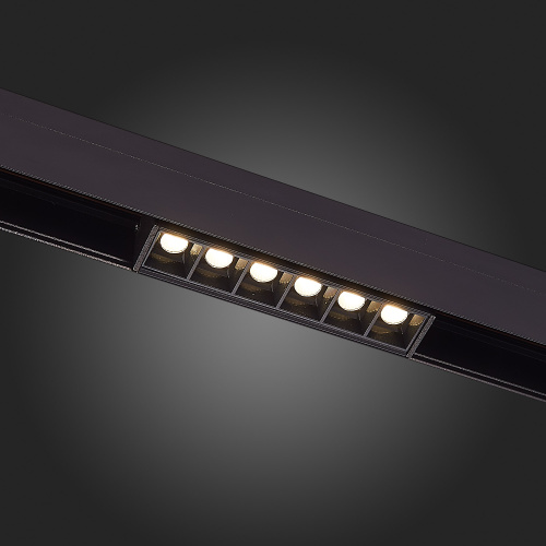 ST361.436.06 Магнитный трековый светильник Черный LED 1*6W 3000K 532Lm Ra>90 36° IP20 L115xW22xH44 4 SKYLINE 48 фото 3