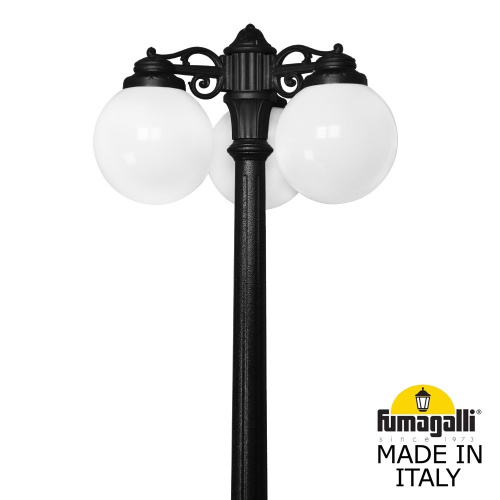 Fumagalli Садово-парковый фонарь FUMAGALLI RICU BISSO/G250 3L DN G25.157.S30.AYE27DN фото 2 Fumagalli Садово-парковый фонарь FUMAGALLI RICU BISSO/G250 3L DN G25.157.S30.AYE27DN фото 2