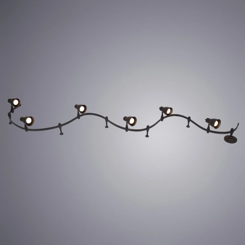 Готовая трековая система Arte Lamp RAILS A3058PL-6BK фото 2 Готовая трековая система Arte Lamp RAILS A3058PL-6BK фото 2