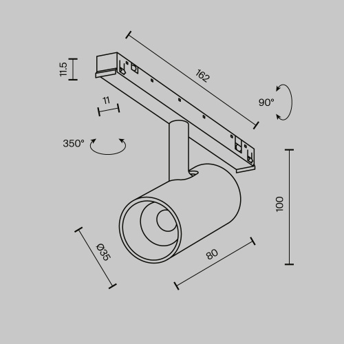 Трековый светильник Technical TR243-4-5WTW-DSZ-B фото 12 Трековый светильник Technical TR243-4-5WTW-DSZ-B фото 12