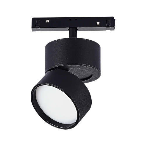 ST809.446.09 Магнитный трековый светильник Черный LED 1*9W 4000K 600Lm Ra>90 120° IP20 D85xH126 48V SKYLINE 48 фото 5