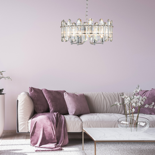 Подвесной светильник Escada 2111/6S E14*40W Chrome фото 2 Подвесной светильник Escada 2111/6S E14*40W Chrome фото 2