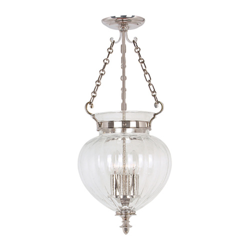 Подвесной светильник Elstead Lighting FP-P-M-POL-NCKL Подвесной светильник Elstead Lighting FP-P-M-POL-NCKL