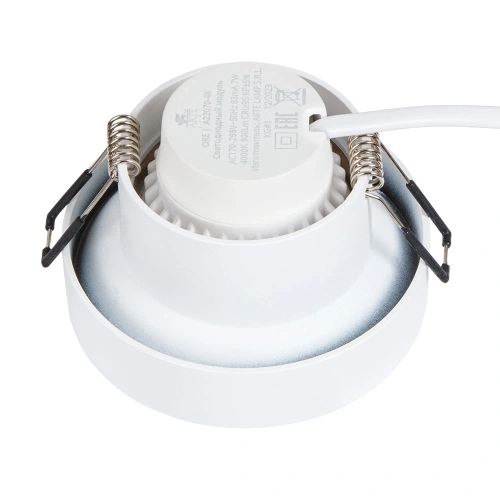 Точечный встраиваемый светильник Arte Lamp RAMO A1240PL-1WH фото 4 Точечный встраиваемый светильник Arte Lamp RAMO A1240PL-1WH фото 4