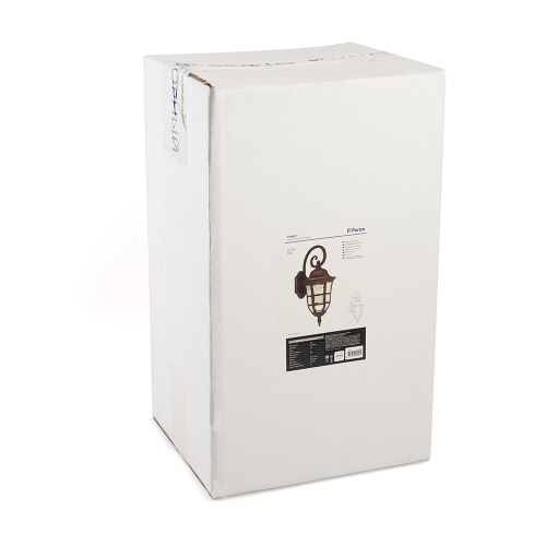 Светильник садово-парковый Feron PL691 на стену вниз 60W 230V E27, коричневый фото 4
