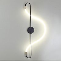 4303/19WL HIGHTECH ODL22 447 черный/античная бронза Настенный светильник IP20 LED 19W 1140Лм 4000K KEYS