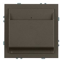 Выключатель карточный (механизм), STEKKER, 250В, 40А, серия Эмили, RSW40-5114-09, антрацит, soft touch