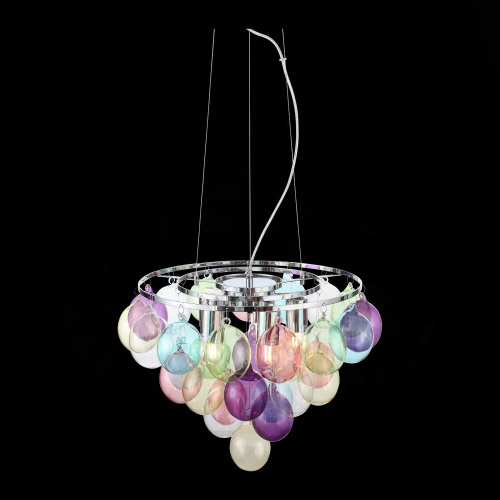SL432.153.05 Светильник подвесной ST-Luce Хром/Разноцветный E27 5*60W SOSPIRO фото 11