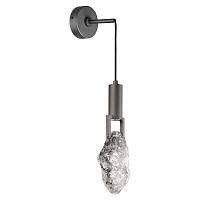 6695/5WL MIDCENT ODL24 239 Настенный светильник брашир. черный/металл/стекло IP20 LED 5W 200Лм 3000K LIA