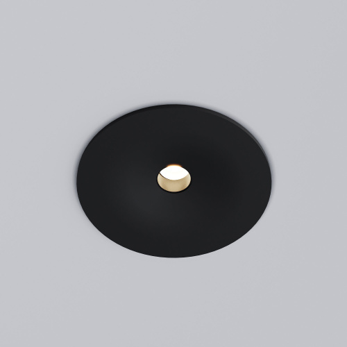 Светильник встраиваемый светодиодный Binnie 12W 3000K черный 15275/LED фото 4