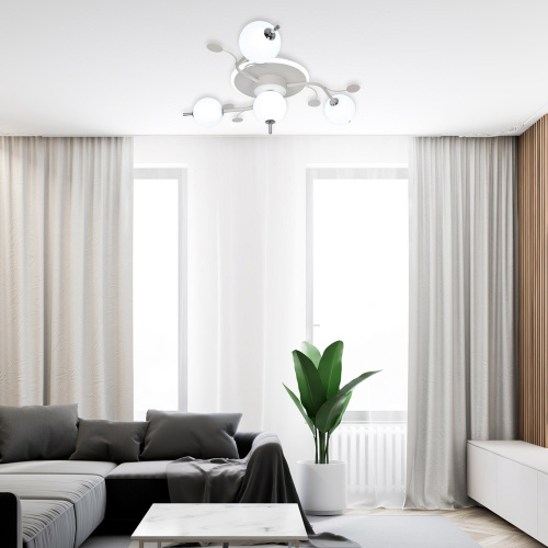 Потолочный светильник Escada 10299/3 LED*60W White фото 6 Потолочный светильник Escada 10299/3 LED*60W White фото 6