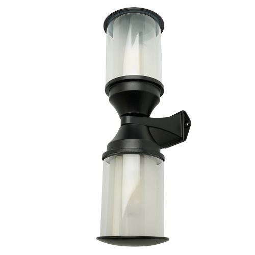 Светильник садово-парковый Feron DH1402, на стену, 2*E27 220-240V, черный фото 3