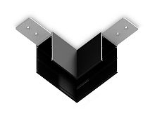 Коннектор угловой 90° для накладного шинопровода Magnetic 25 220В черный
