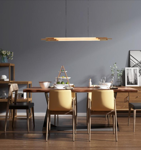 Подвесной светильник 10338P gold фото 3