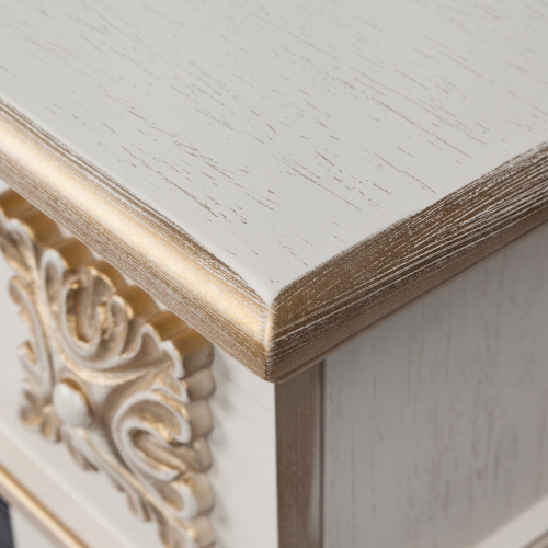 Каминокомплект SIENA/СИЕНА Бежевый дуб с золотой патиной с очагом Электроочаг SAPHIR/САПФИР 50 фото 2