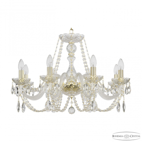 Люстра хрустальная 101/8/240 G Bohemia Ivele Crystal (Богемия Ивеле Кристалл)
