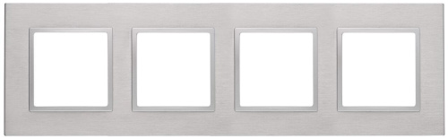 Рамка 4-постовая ЭРА Elegance 14-5204-03 Б0034559 Рамка 4-постовая ЭРА Elegance 14-5204-03 Б0034559
