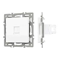 Механизм компьютерной розетки SCT-MPC1-PL-WH (RJ-45, CAT6) Arlight 045301