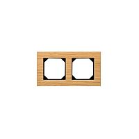 Рамка 2-постовая Liregus Epsilon дуб 28-221