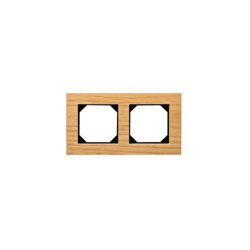 Рамка 2-постовая Liregus Epsilon дуб 28-221