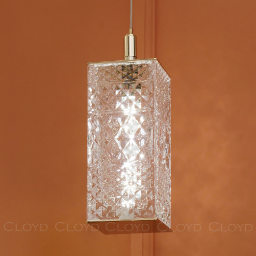 Подвесной светильник Cloyd PROMENADE P1 / шир. 8 см - золото (арт.11526) фото 2