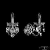 Бра хрустальные 1402B/1/160/XL Ni Bohemia Ivele Crystal (Богемия Ивеле Кристалл)