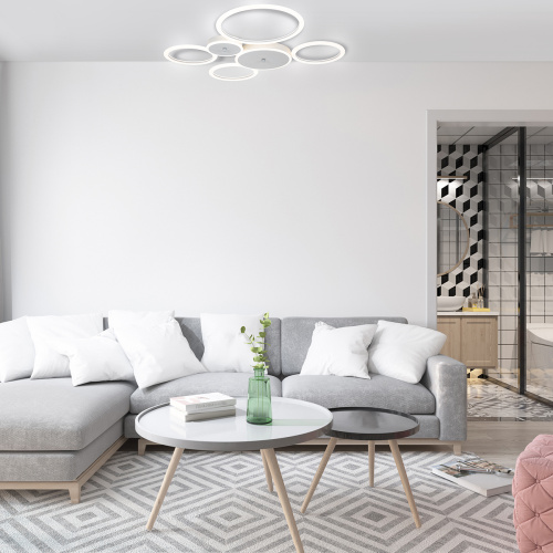 Потолочный светильник Escada 10268/6 LED*72W White фото 6